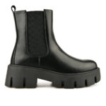 Μαύρα chelsea μποτάκια με ζεστή επένδυση