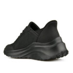 Μαύρα υφασμάτινα sneakers - Image 4